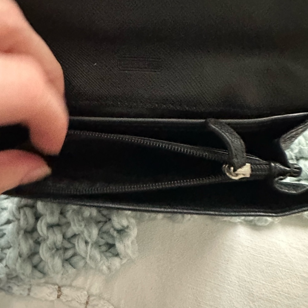 Small Coach Purse “Wallet On A String” In Black - image 8
